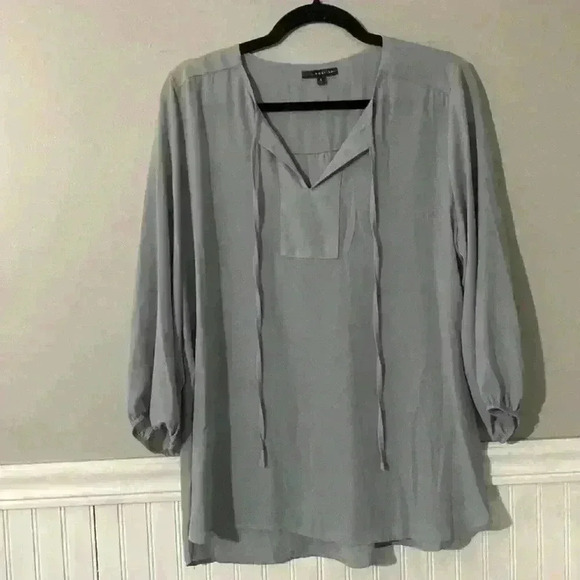 West Kei solid gray top - Picture 1 of 8